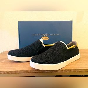 Dr. Scholl’s black knit Madison sneaker